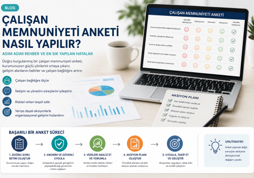 Çalışan Memnuniyeti Anketi Nasıl Yapılır? (Adım Adım Rehber ve En Sık Yapılan Hatalar)